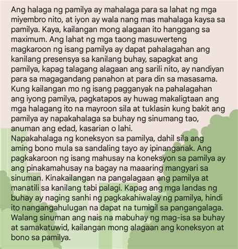 kahalagahan ng pamilya brainly|kahalagahan ng pamilya .